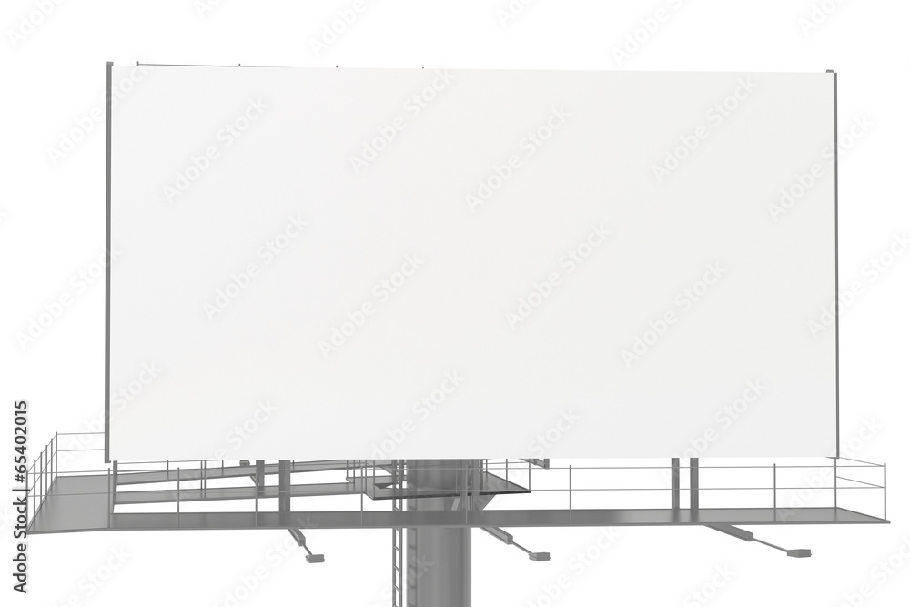 Obraz premium Billboard with empty screen