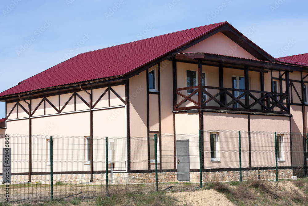new single family house in the countryside new single family house in the countryside