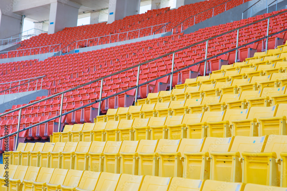 Fototapeta premium Puste miejsca na stadionie