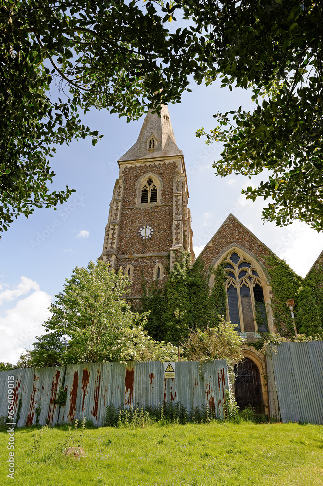 Naklejka premium Derelict Church in the UK