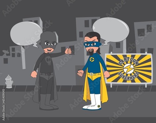 superhero cartoon theme