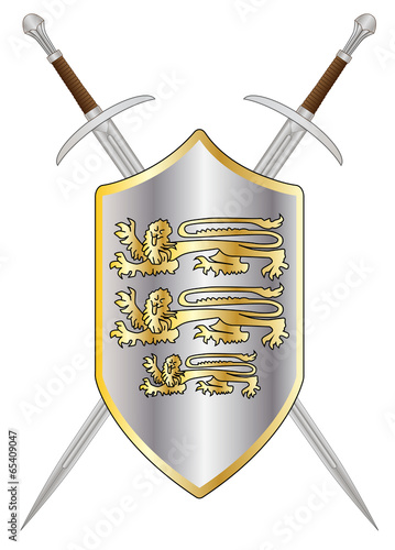 Crossed Swords and Shield