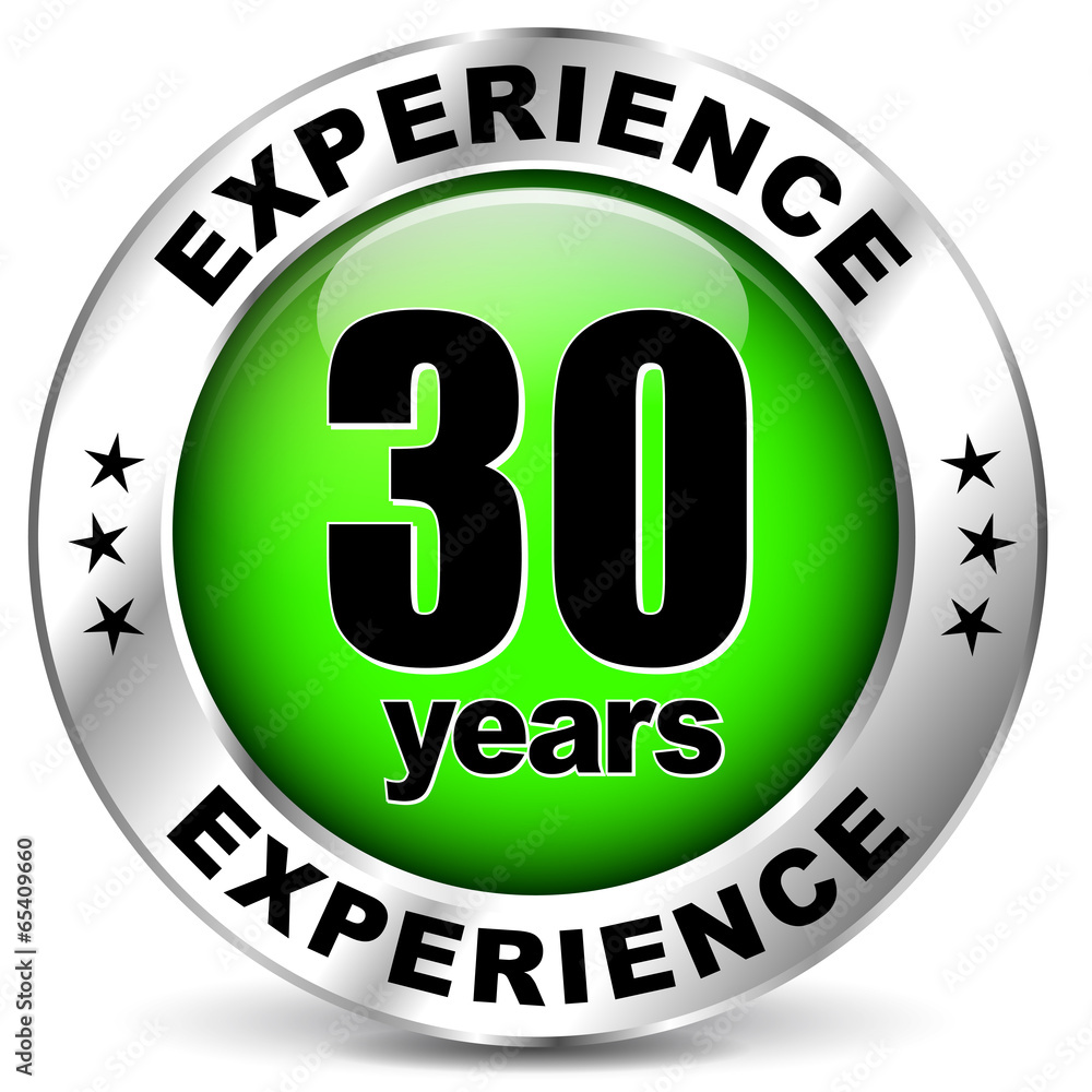 thirty years experience thirty years experience