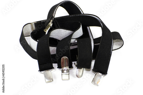 Schwarze Hosenträger