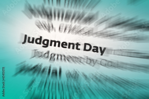 Картината върху платно Judgment Day