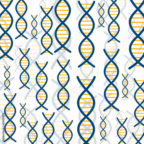 Vector Illustration of an Abstract DNA Background