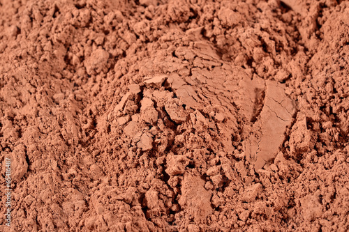 Heap of cocoa powder