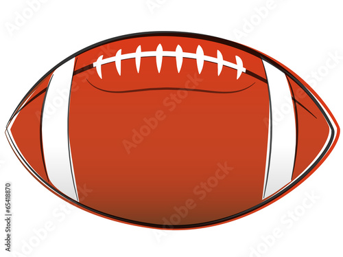American football drawing