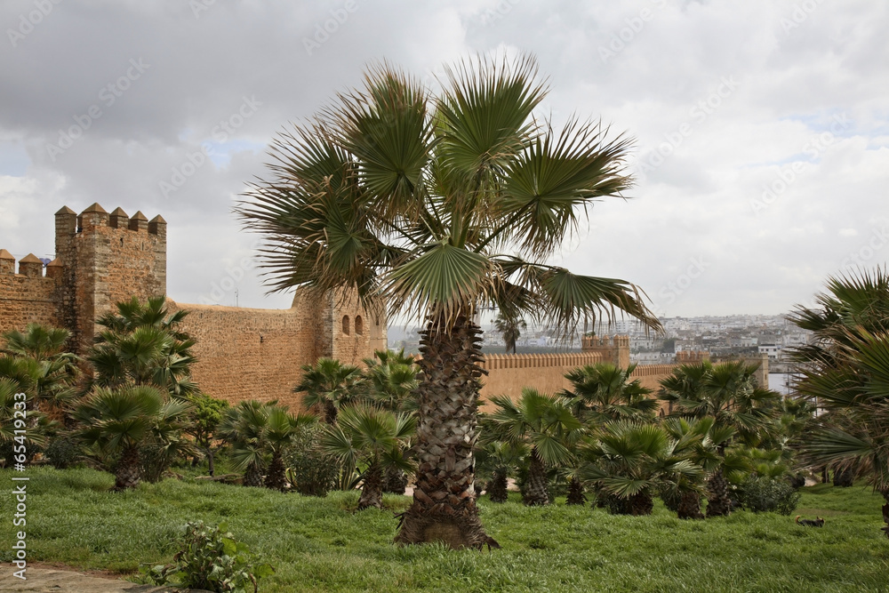 Kasbah of the Udayas in Rabat. Morocco