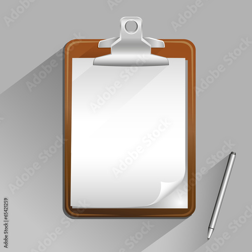 brown clipboard