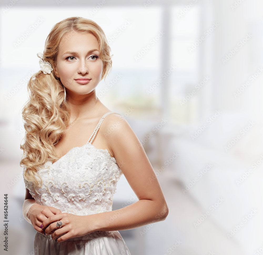 Portrait of Beautiful Young Fashion Bride Portrait of Beautiful Young Fashion Bride