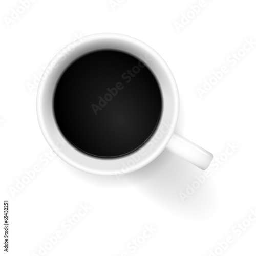 kaffeetasse von oben I