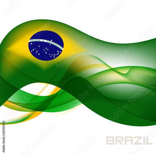 Brasilien Flagge Fußball