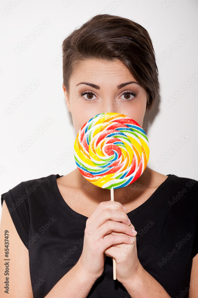 Really big lollipop.