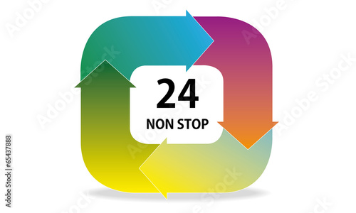 non stop vector tag