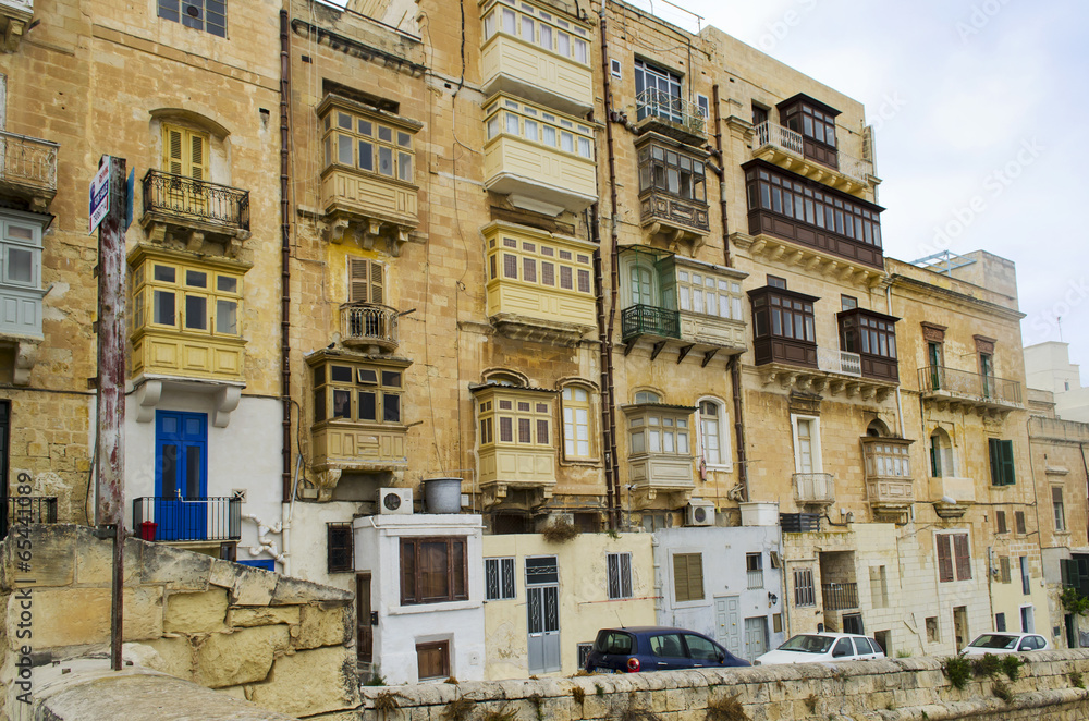 A cityview of La Valetta, Malta