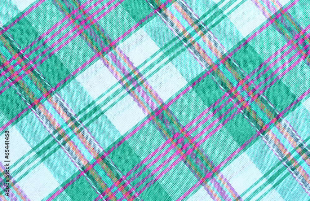 Gingham in Thai style Gingham in Thai style