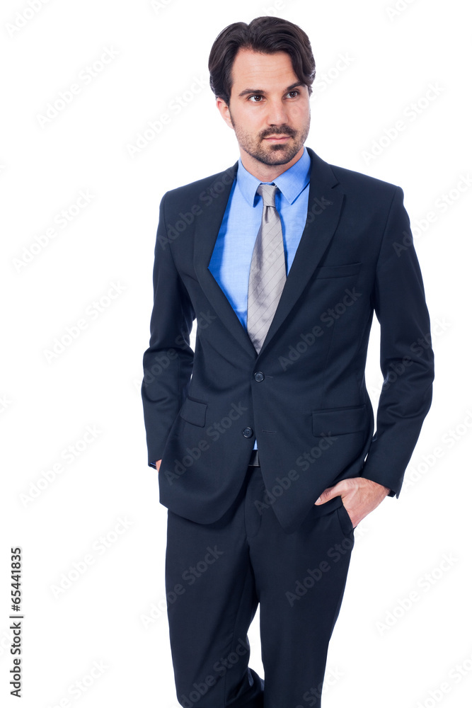 Confident relaxed business executive Confident relaxed business executive