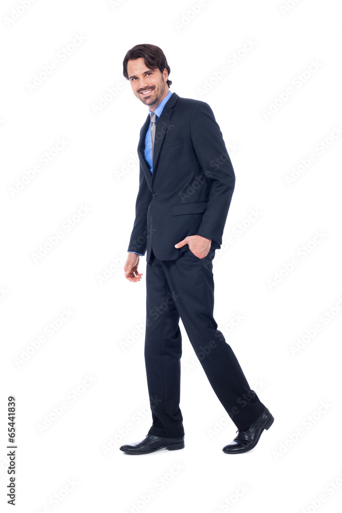 Confident relaxed business executive Confident relaxed business executive