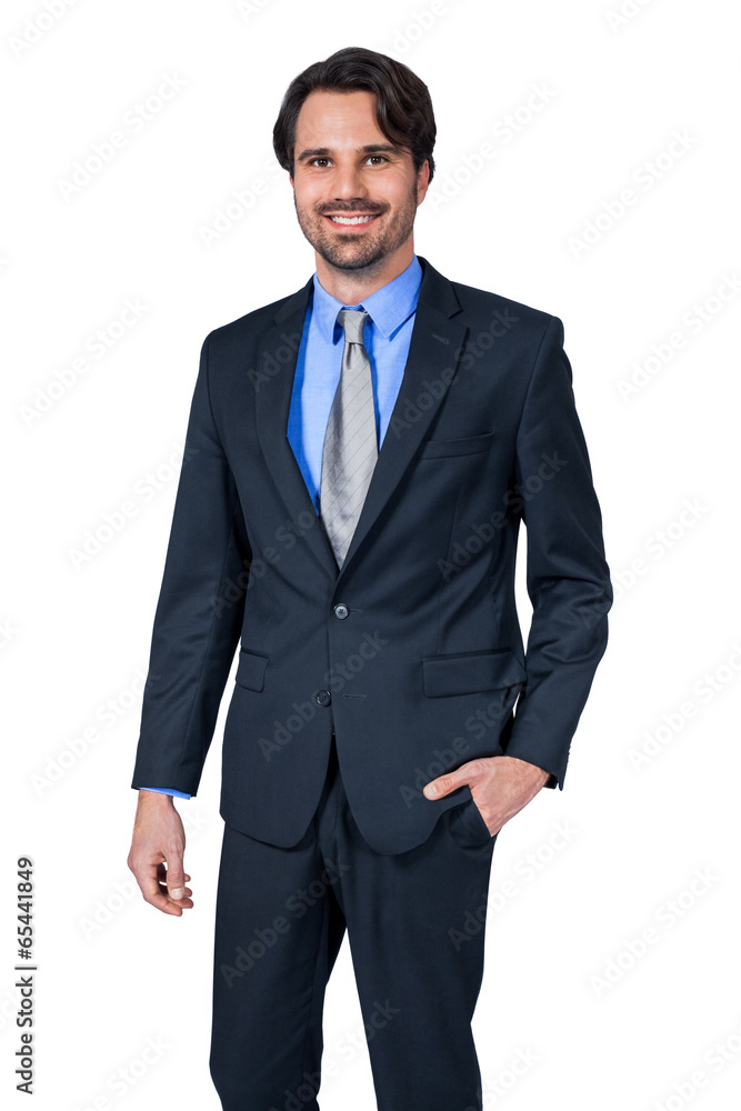 Confident relaxed business executive Confident relaxed business executive