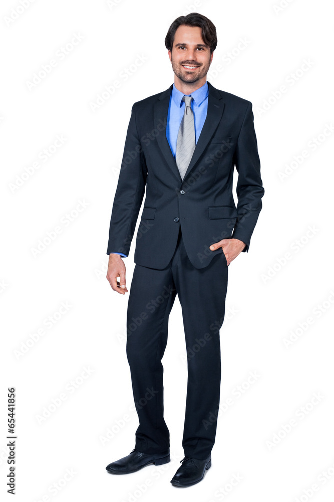 Confident relaxed business executive Confident relaxed business executive