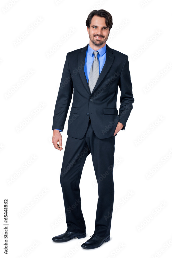 Confident relaxed business executive Confident relaxed business executive