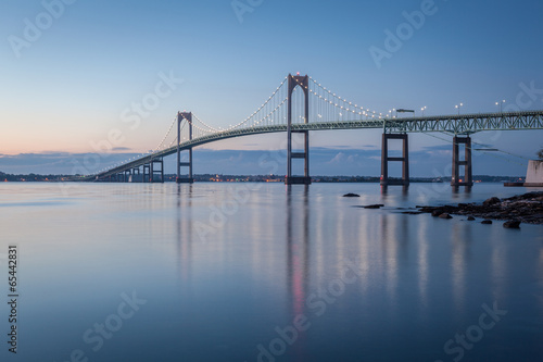 Newport Bridge at Twilight