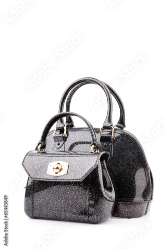 Handbag isolated white background