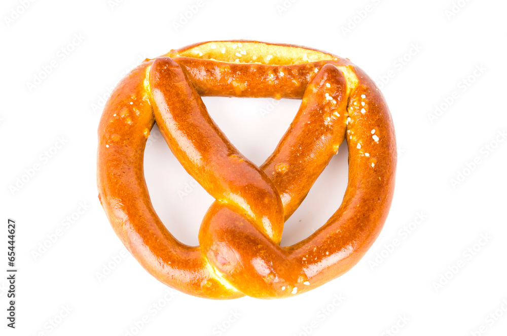 Pretzel isolated white background Pretzel isolated white background