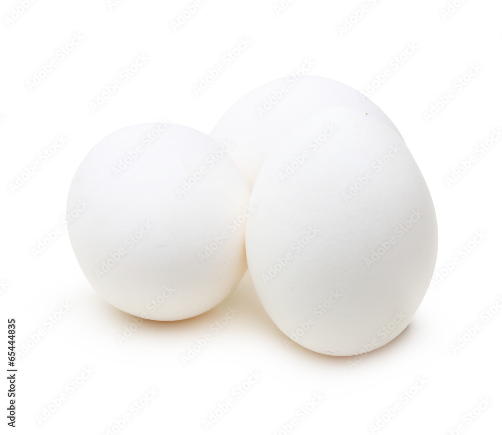 Eggs isolated