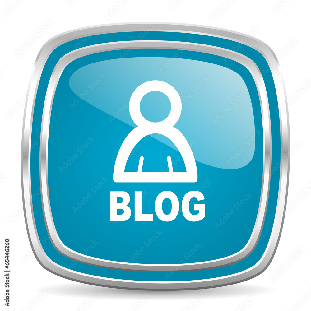 blog blue glossy icon blog blue glossy icon