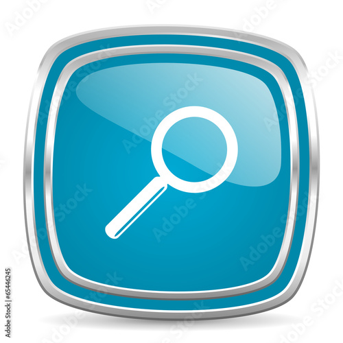 search blue glossy icon