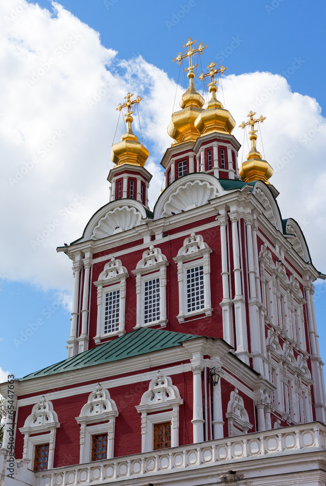 Tower of  Novodevichy Convent in Moscow 