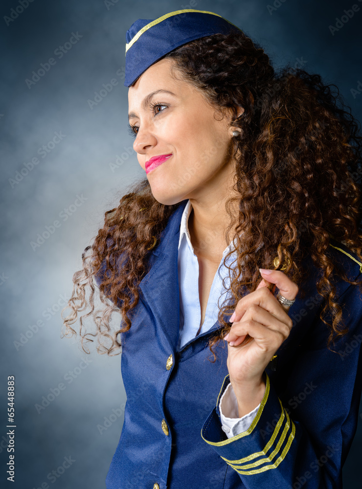 Flight attendant.
