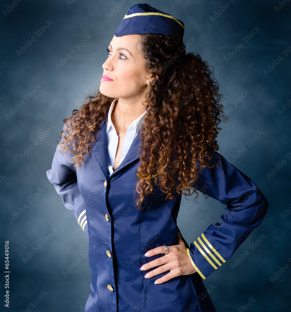 Flight attendant.