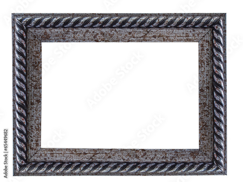 Billede på lærred old style picture frame , isolated on white background