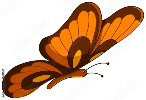 Sticker Vector butterfly