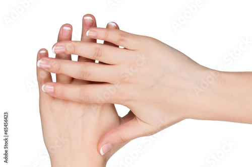 Woman hands