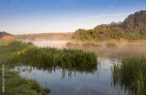 Morning Fog over the River