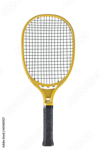 Old Racquetball racket islotated photo