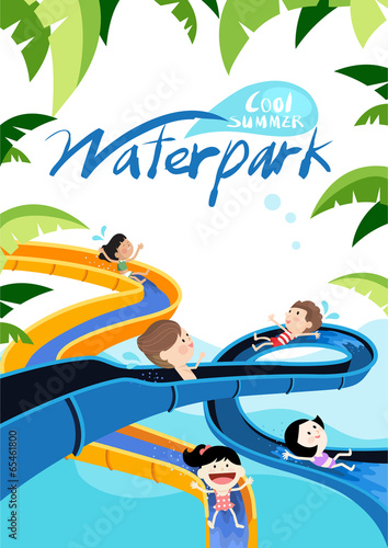 Waterpark frame