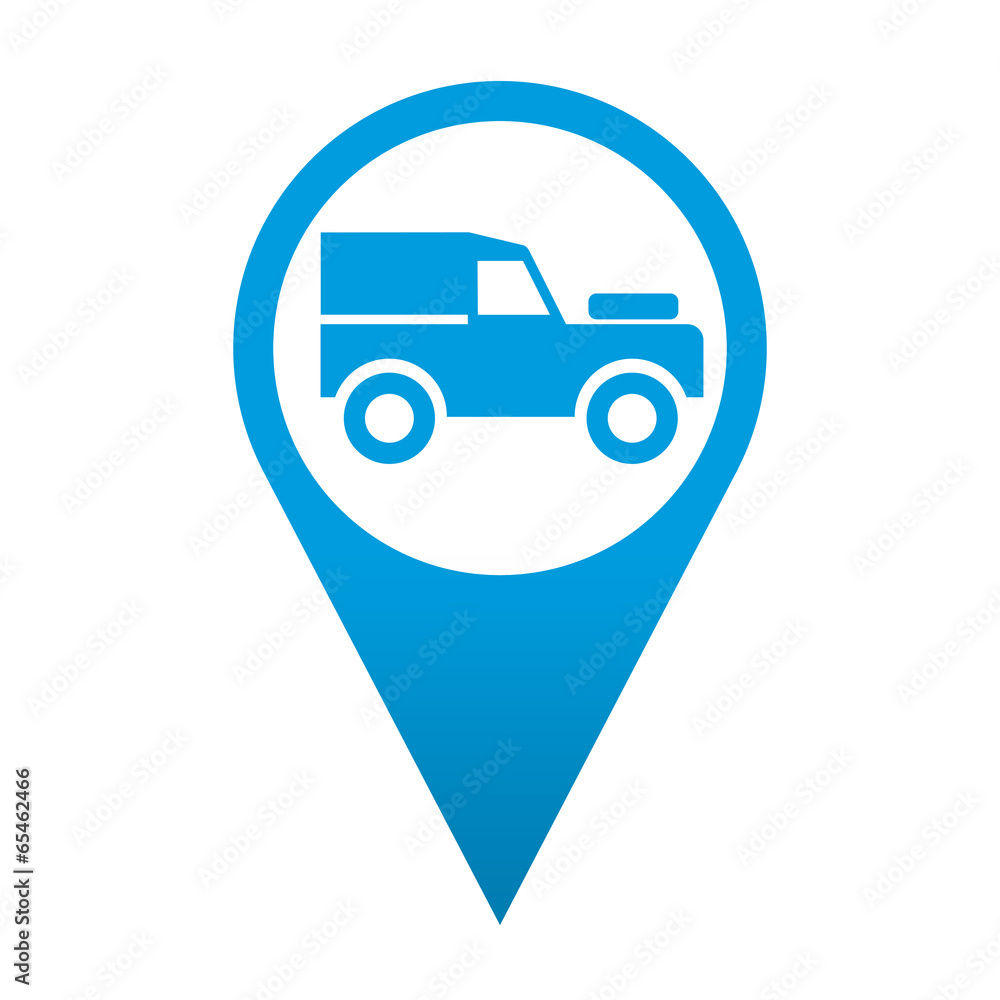 Icono localizacion simbolo vehiculo todoterreno Icono localizacion simbolo vehiculo todoterreno