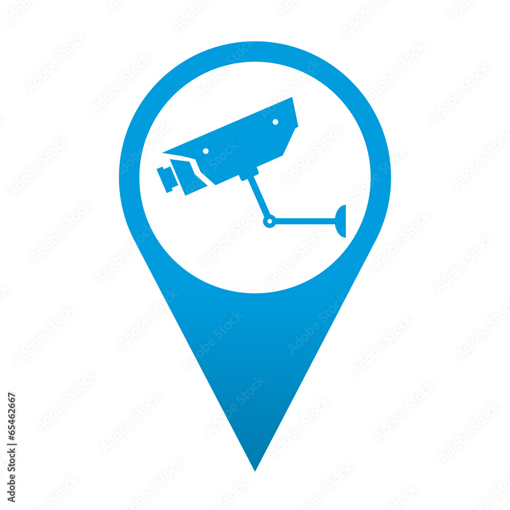 Icono localizacion simbolo camara de seguridad ilustración de Stock | Adobe  Stock