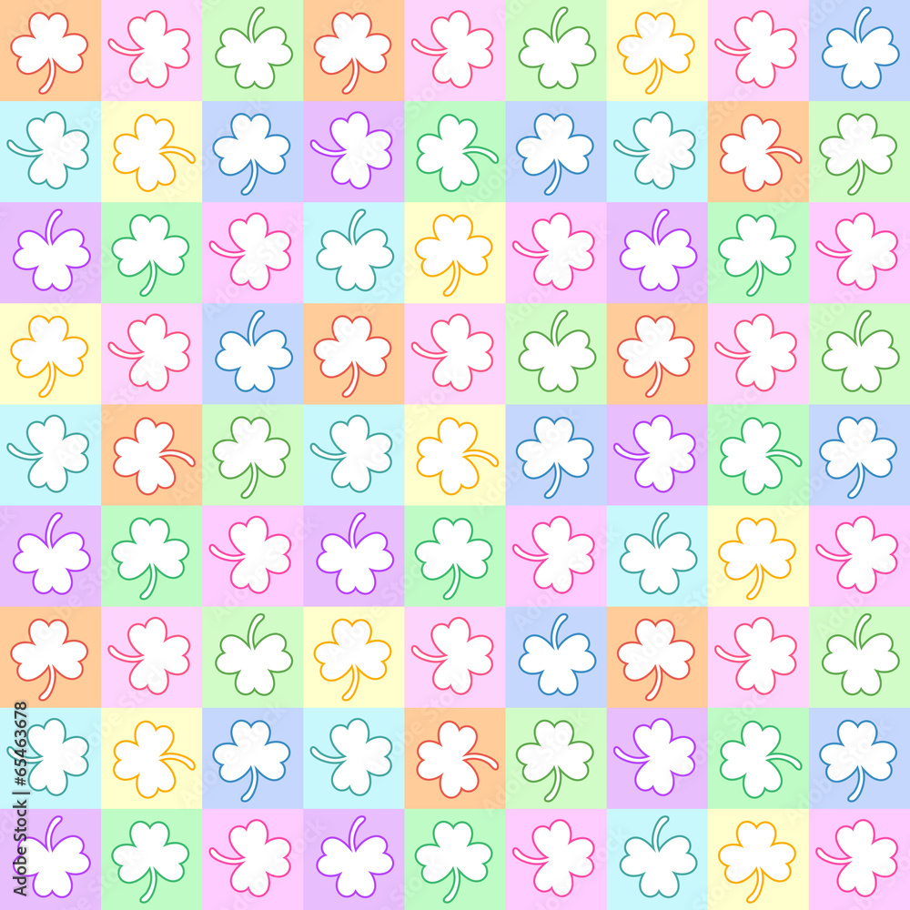 Seamless pattern with trefoils Seamless pattern with trefoils