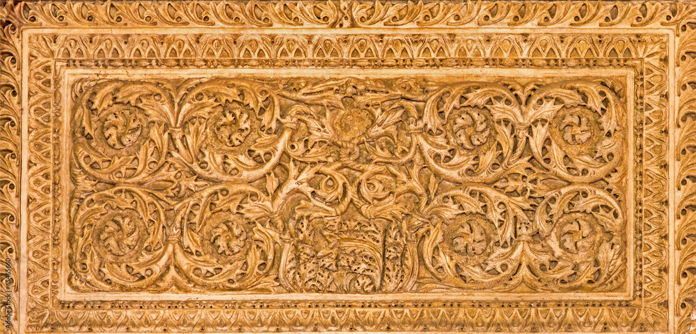 Venice -  Exterior relief on portal from st. Mark basilica