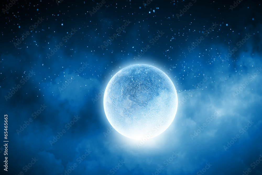 Obraz premium Blue moon