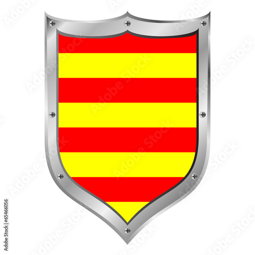 Free Download Catalonia flag button. - GFXLoad