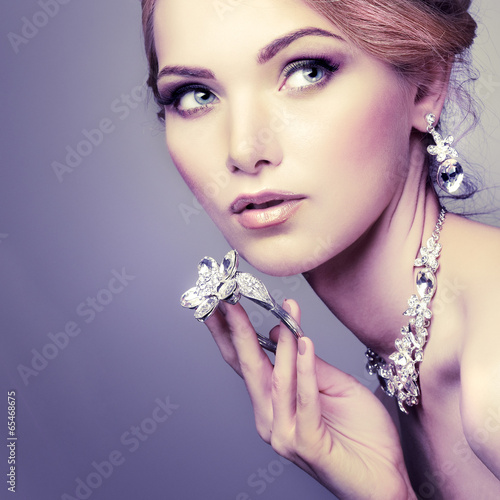Wallpaper Mural beautiful girl in a wedding-dress. Wedding decorations Torontodigital.ca