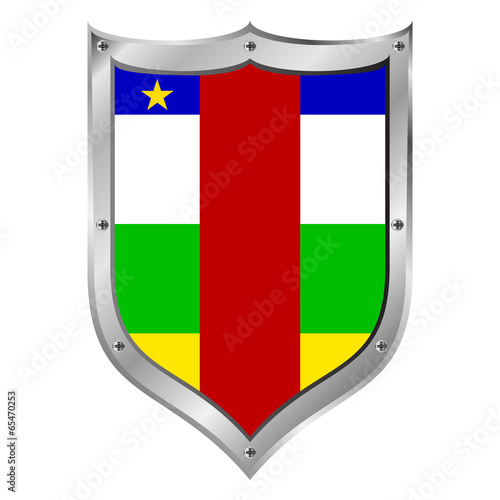Free Download Central African Republic flag button. - GFXLoad