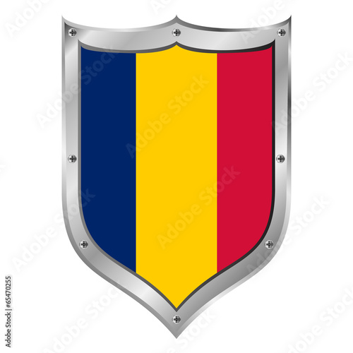 Free Download Chad flag button. - GFXLoad